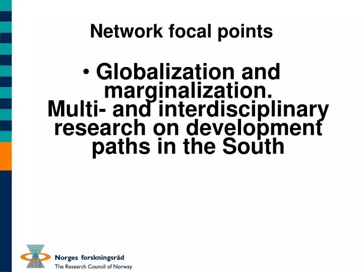 network focal points