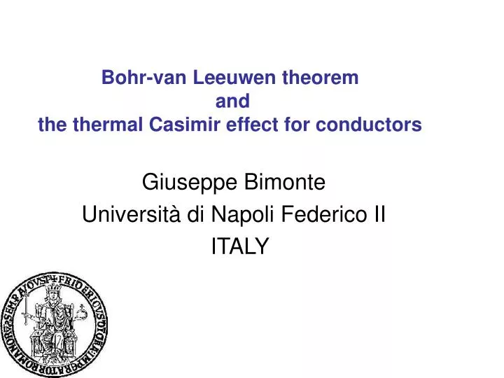 bohr van leeuwen theorem and the thermal casimir effect for conductors