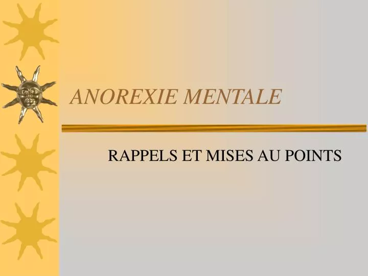 anorexie mentale