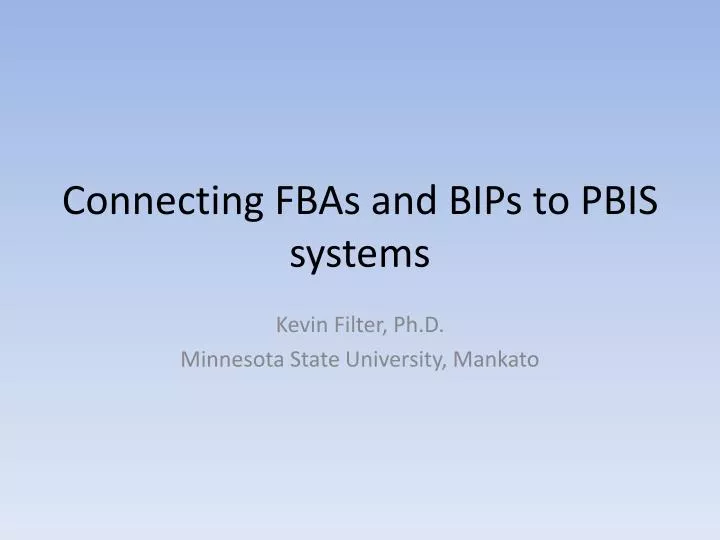 connecting fbas and bips to pbis systems