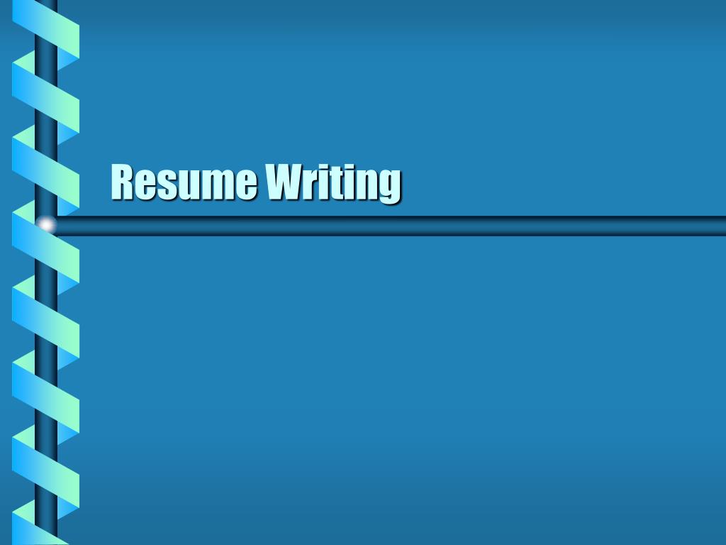 PPT - Resume Writing PowerPoint Presentation, free download - ID:1785393