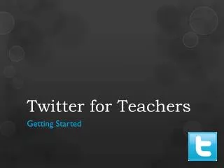 Twitter for Teachers