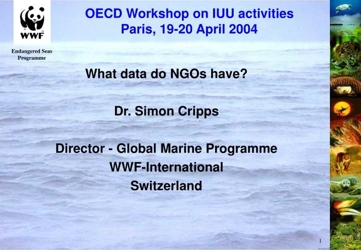 oecd workshop on iuu activities paris 19 20 april 2004