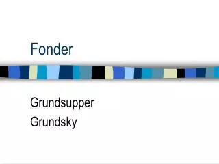 fonder