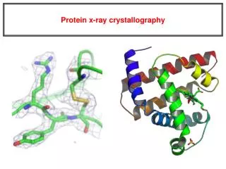 Protein x-ray crystallography