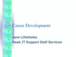 Navigating Career Aspirations: Strategies for IT Support Professionals - slide 1