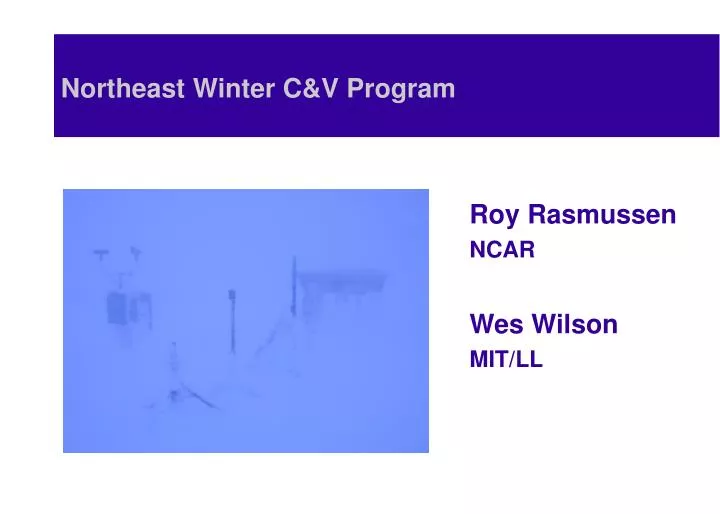 northeast winter c v program