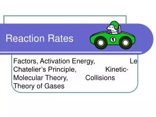reaction rates