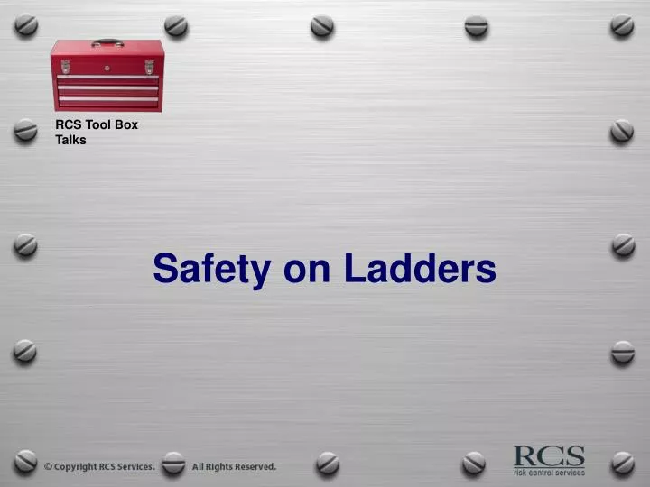 safety on ladders