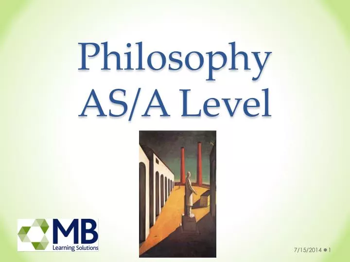 philosophy as a level