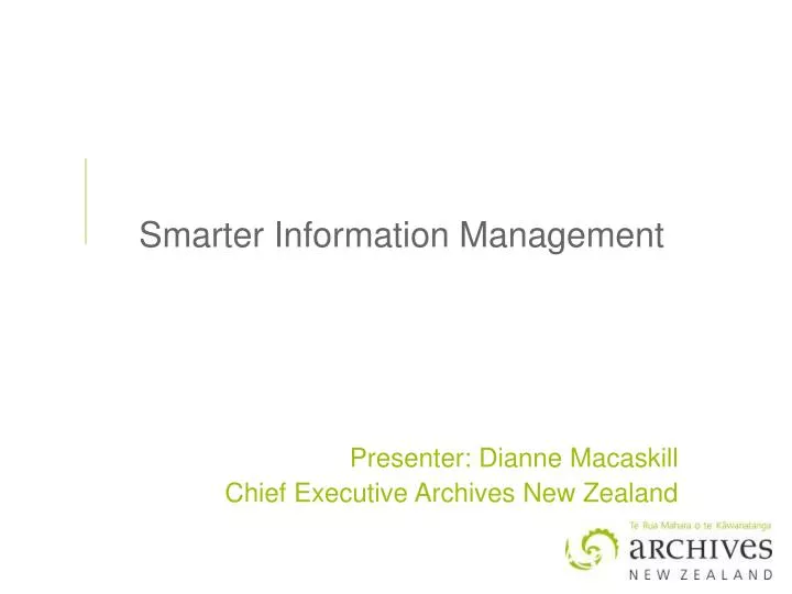 smarter information management