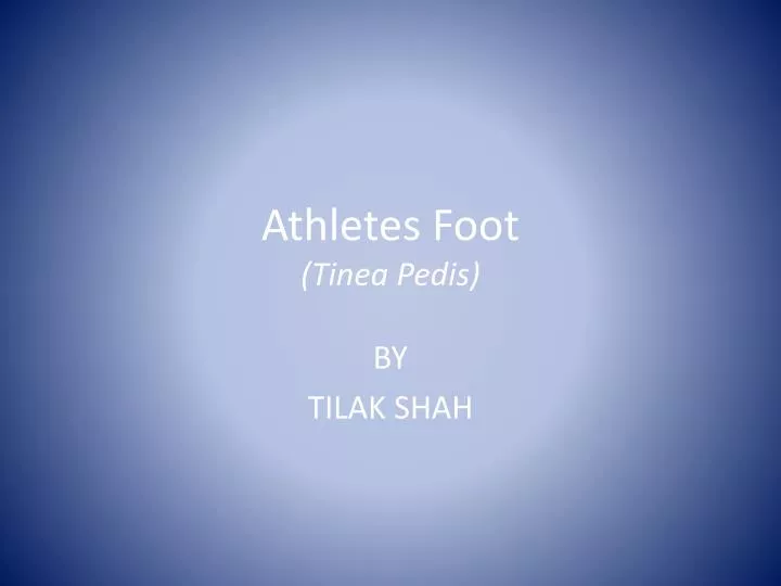 athletes foot tinea pedis