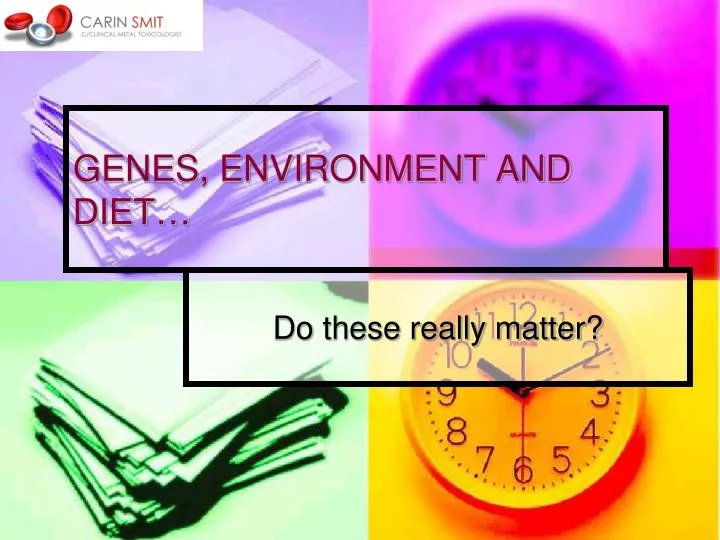 genes environment and diet