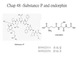 Chap 48 -Substance P and endorphin