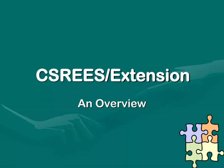 csrees extension