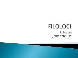 filologi