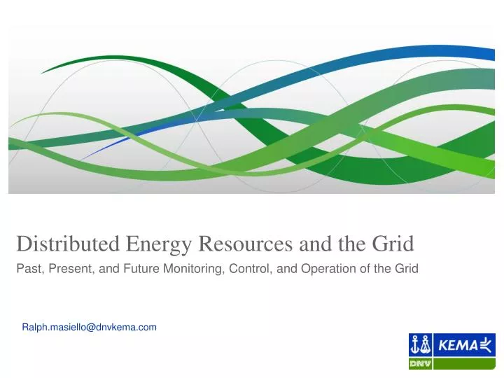 distributed energy resources and the grid