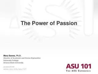 The Power of Passion