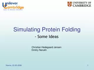 Simulating Protein Folding