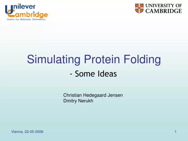 simulating protein folding
