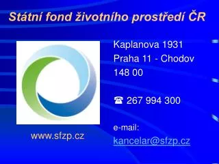 www.sfzp.cz