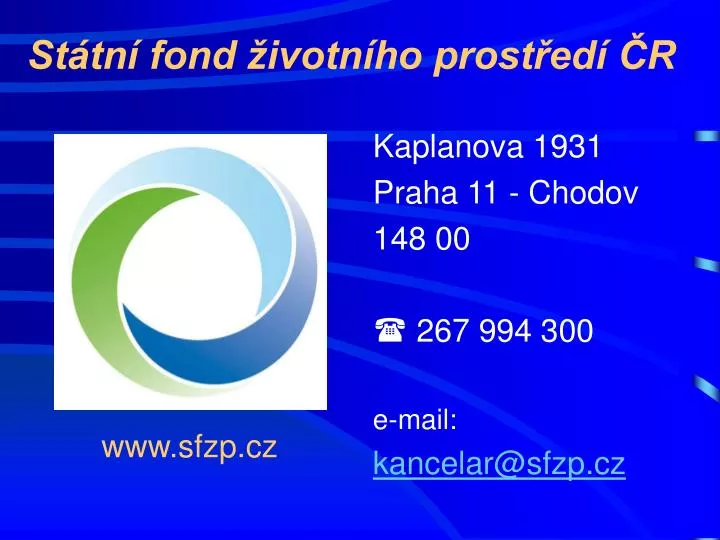 www sfzp cz