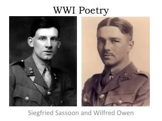 WWI Poetry