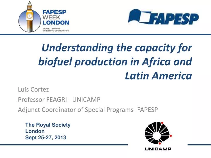 understanding the capacity for biofuel production in africa and latin america