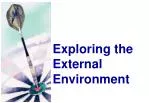 Exploring the External Environment - slide 1