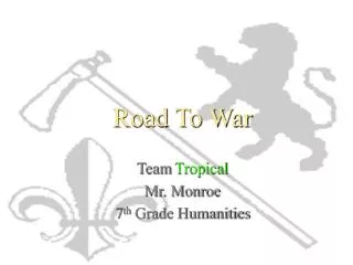 Road To War