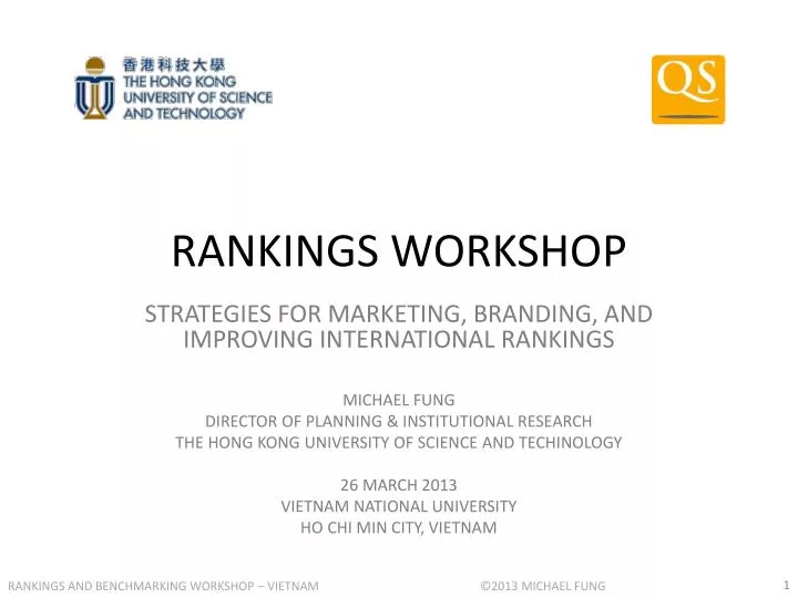 rankings workshop