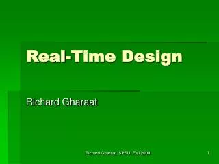 Real-Time Design