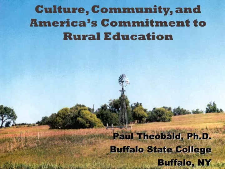 rural education in the 21st century