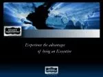 Experience the advantages of being an Executive - slide 1