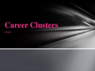 Career Clusters