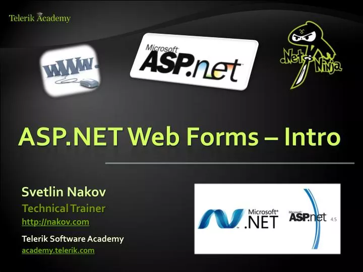 asp net web forms intro