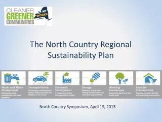 The North Country Regional Sustainability Plan