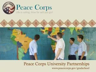 Peace Corps University Partnerships