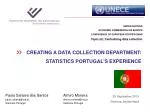 Almiro Moreira almiro.moreira@ine.pt Statistics Portugal