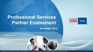 Professional Services Partner Enablement