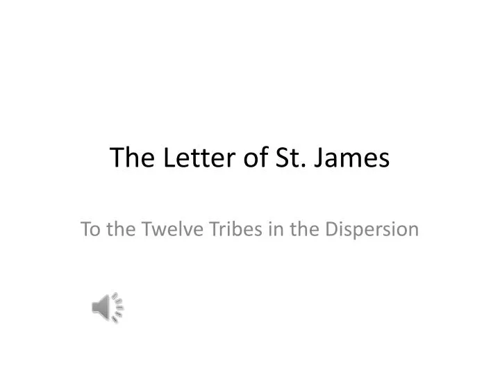 the letter of st james