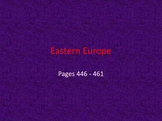 Eastern Europe