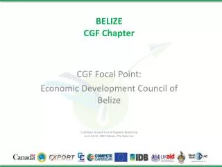 BELIZE CGF Chapter