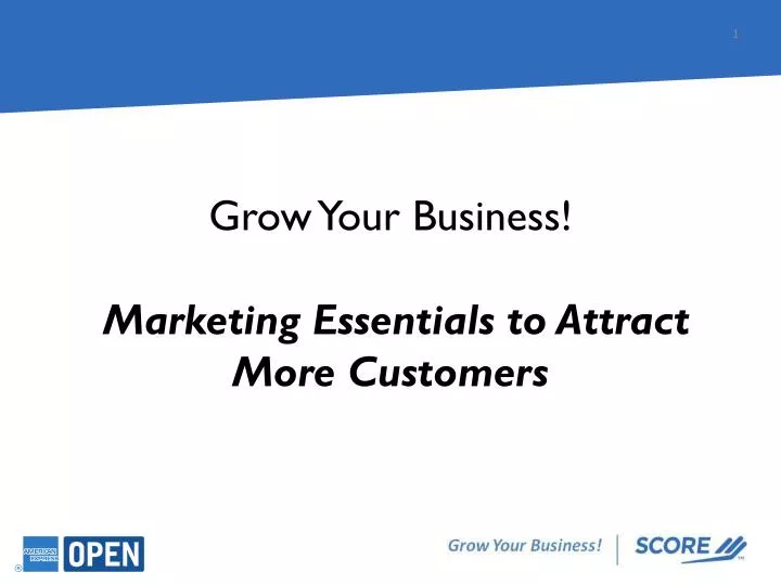 grow your business marketing essentials to attract more customers