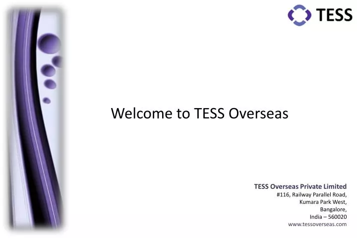 welcome to tess overseas