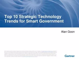 Top 10 Strategic Technology Trends for Smart Government