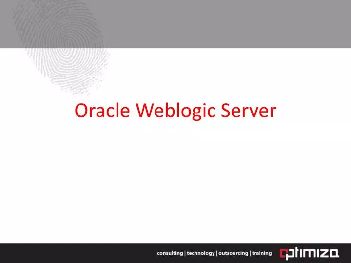 oracle weblogic server