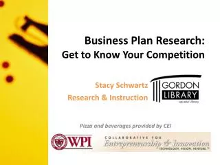 Business Plan Research: Get to Know Your Competition