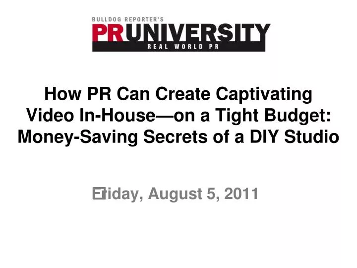 how pr can create captivating video in house on a tight budget money saving secrets of a diy studio