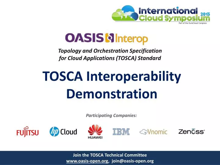 topology and orchestration specification for cloud applications tosca standard